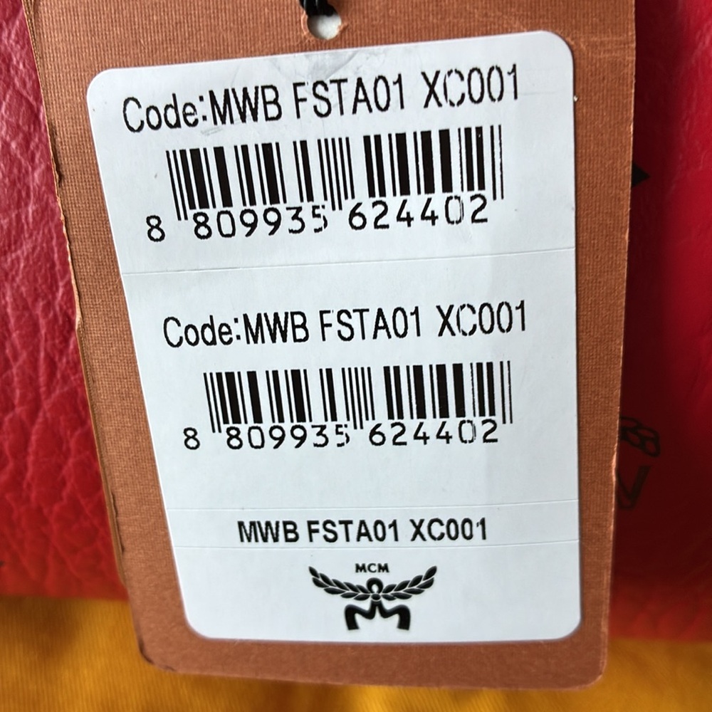New with Tags MCM Aren Visetos Monogram Crossbody Top Handle Bag - Picture 6 of 7